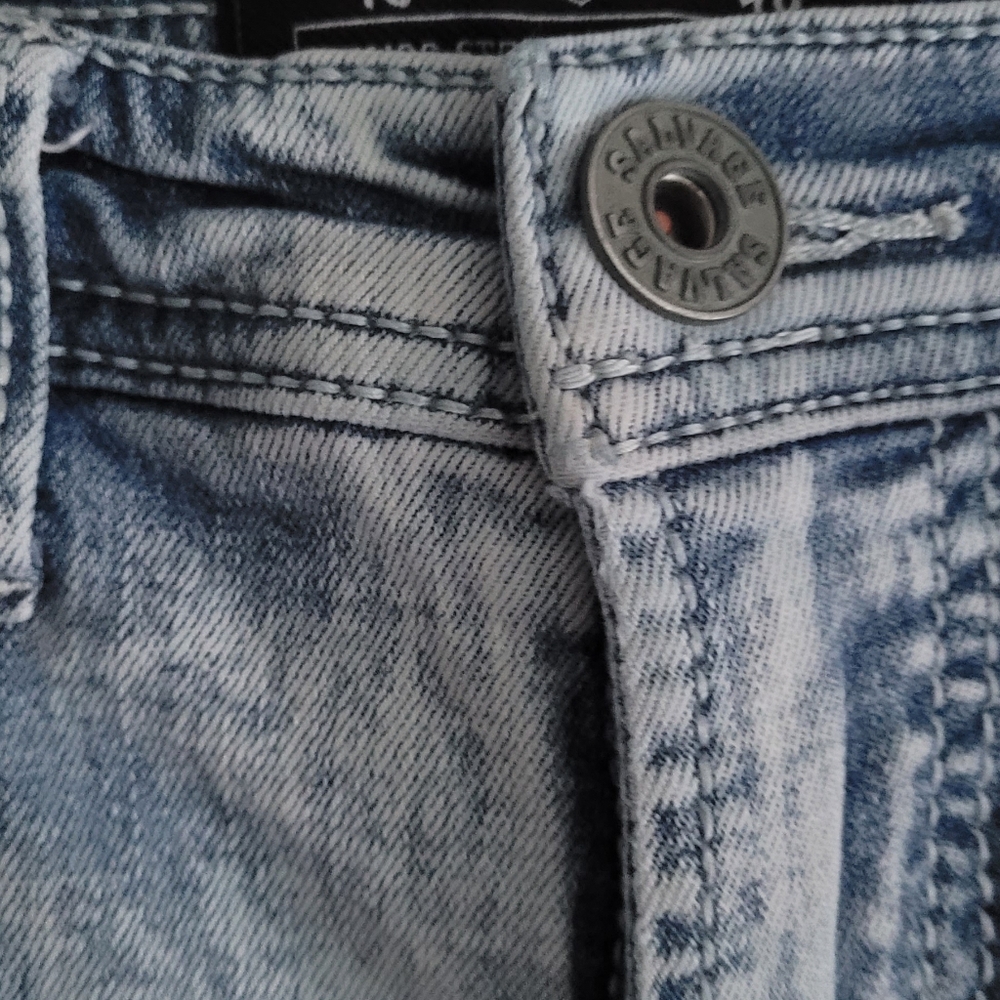 MEN'S SALVAGE JEANS FROM BUCKLE,Light Blue Sz 32 Regular Slim Fit. READ POST. - Picture 4 of 15